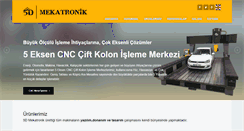 Desktop Screenshot of 5dmekatronik.com