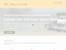 Tablet Screenshot of 5dmekatronik.com